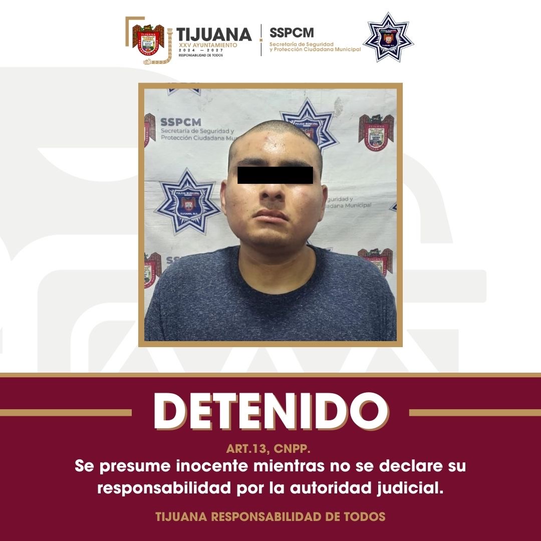 Detienen en Tijuana a sujeto armado; ya debía una vida!
